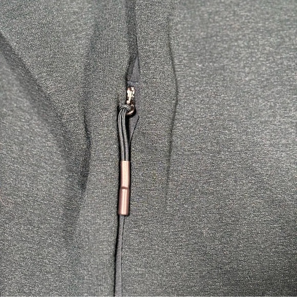 Athleta Altitude Sweatshirt Women’s Small Green Fleece Lined Half 1/2 Zip - Picture 4 of 14